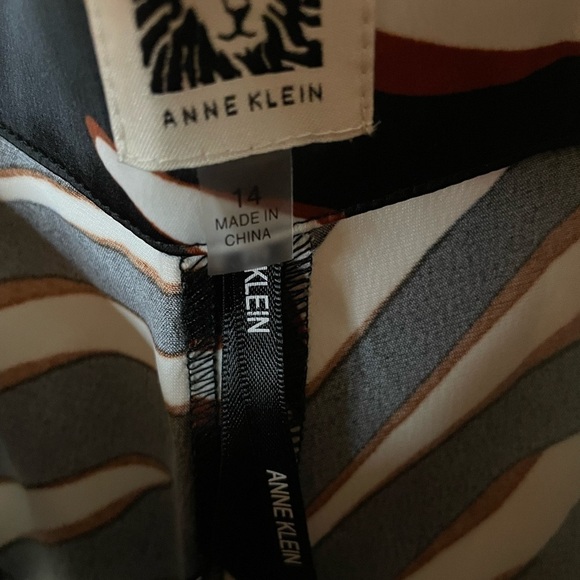 NWT-Plus Size‎ Zebra-Print High-Rise Wide-Leg Pants - Picture 9 of 11